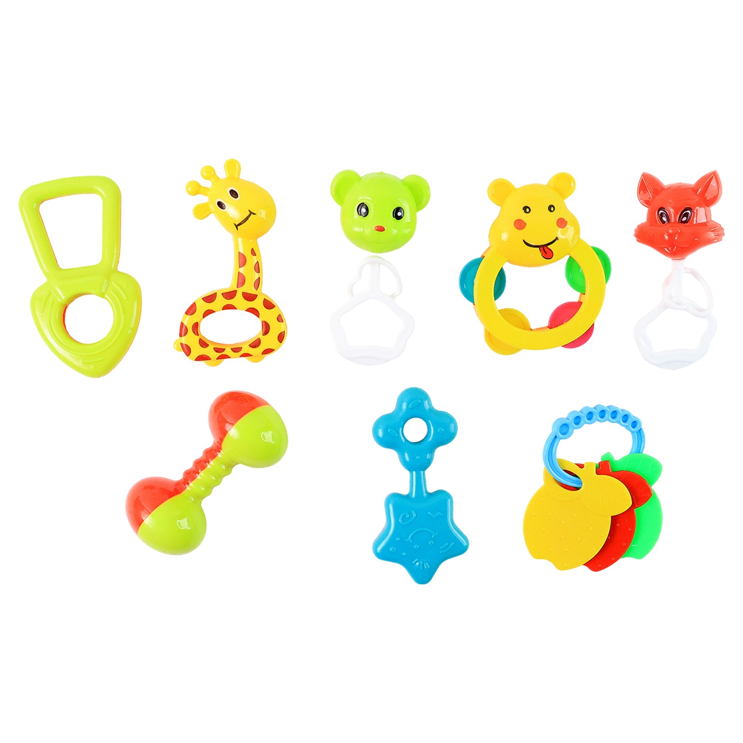 Baby Rattle Toy Collection For Infants 8 Pcs Set Baby Rattle Toy Collection For Infants 8 Pcs Set